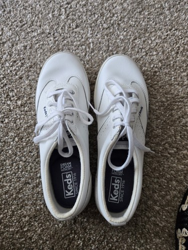 Women ked white leather - ked's.,