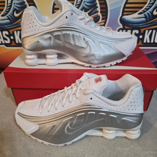 Nike shox metallic silver - shox, r4