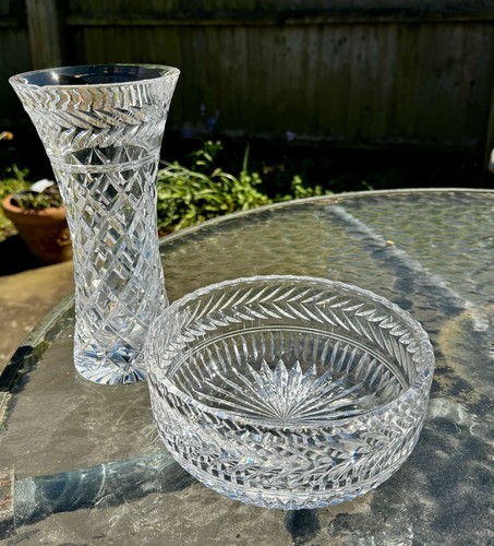 Stuart crystal vase bowl - stuart,
