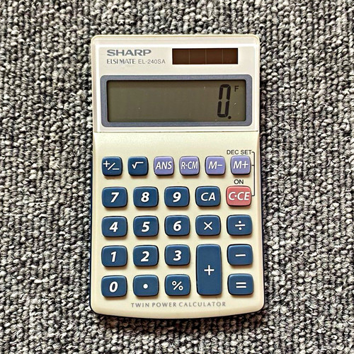 Sharp 240sa basic - sharp, el-240sa