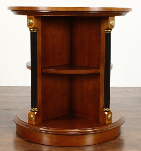 Swedish biedermeier burr round - biedermeier,