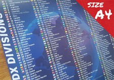 11 Meter CB DX Divisions Chart