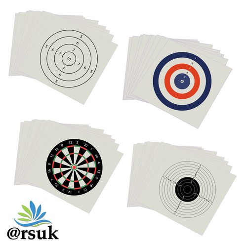 Airsoft shooting target paper - target,