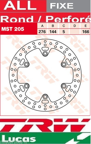 Trw lucas mst205 steel - mst205, honda