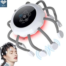Electric Scalp Massager Head Relax Scratcher Red Light Octopus Stress Relief