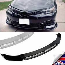 Glossy Front Bumper Spoiler Lip Splitter Diffuser For Toyota Corolla Yaris/Vios