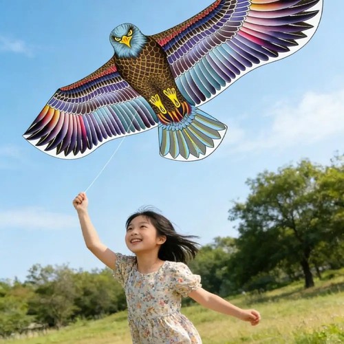 Emulation flying hawk kite - flying,
