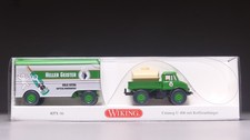 1:87 Wiking 037106 Unimog U406 with Trailer "Keller Ghosts" in Original Packaging #BA_525