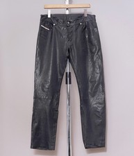 Diesel Leather Jeans Trousers