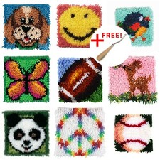 WonderArt Latch Hook Kit 8"x8"