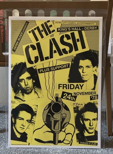 The clash poster - the, a3