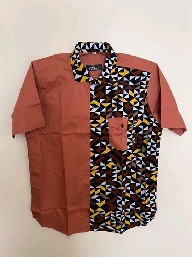 African print shirt - african,