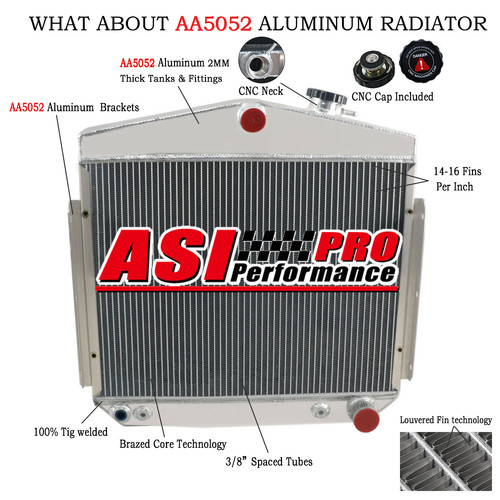 Rows aluminium radiator for - rows,