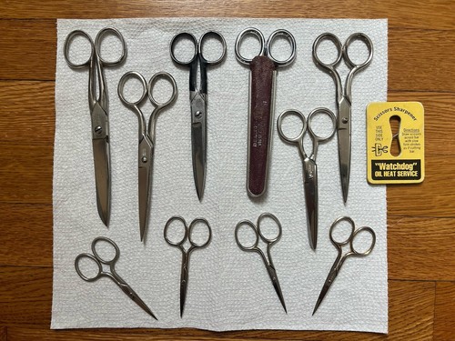 Lot mixed vintage - mixed, scissors
