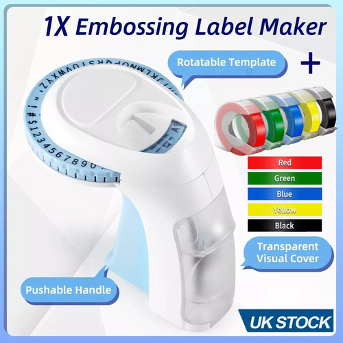 Dymo omega embossing label - 3d,