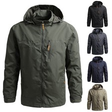 Mens Waterproof Windbreaker