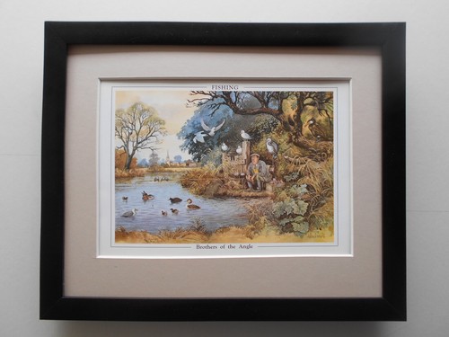 Norman thelwell fishing print - norman,
