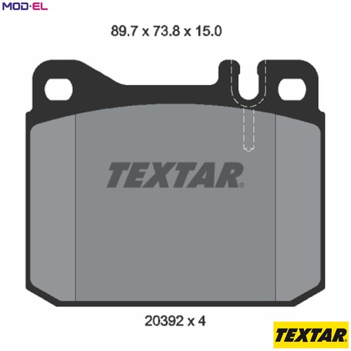 Brake pad set disc - brake,