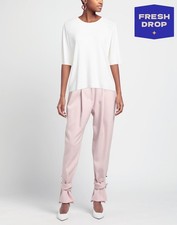 RRP€452 NINO COLOMBO Merino Jumper IT40 US4 UK8 S Short Sleeve Made in Italy