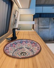 Small Campervan Sink Moroccan
