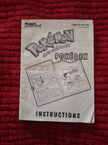 Pokemon pokedex original - pokedex,