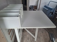White IKEA Norden Gateleg