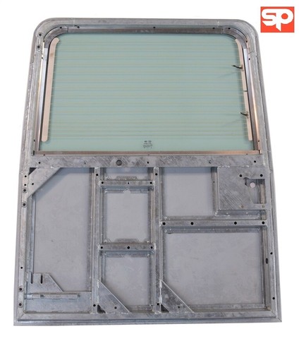 Heated glazed galvanised - heated, rear