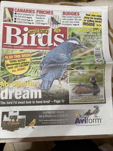 Cage and aviary birds june - aviary,