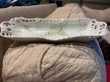 Flowered vintage Bavarian china piece.