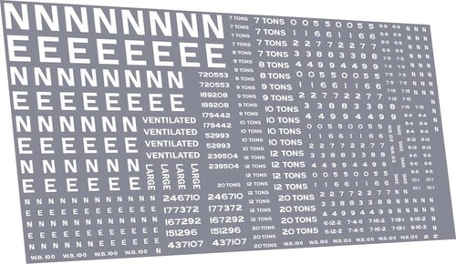 Railtec waterslide decals - , lner