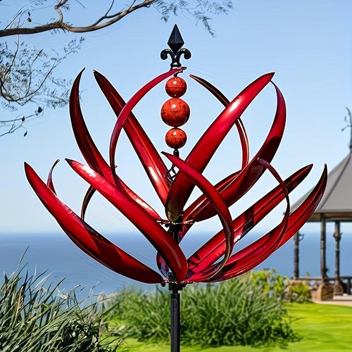 Metal wind spinner - spinner, garden