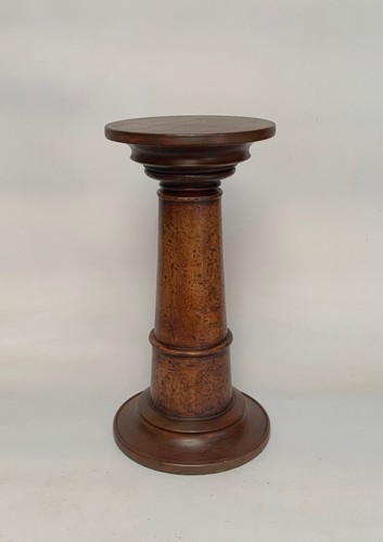 Small solid antique - , mahogany