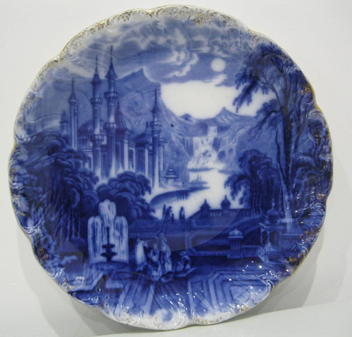 Antique moorish castle lake - antique,
