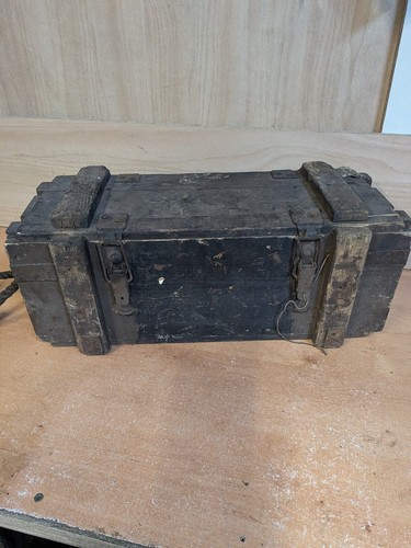 Vintage ammunition wooden - vintage, box