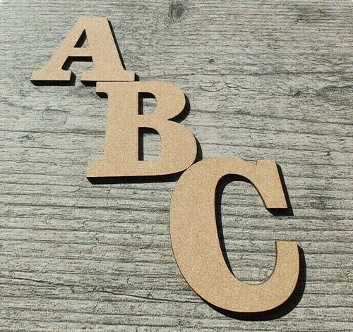 Wooden letters craft bold - letters,
