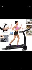 Electric Foldable Treadmill Smart Running Machine Exercise Programs Home Gym