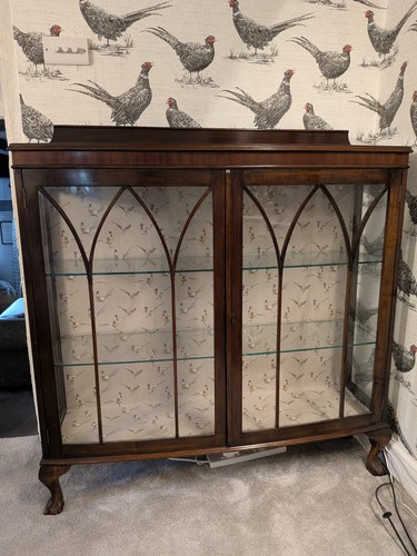 Bow fronted glass display - fronted,