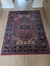 Indian Navajo Tribal Cotton Throw Blanket Decorative Rug Tapestry