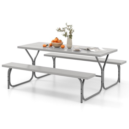 Costway picnic table bench set - costway,