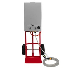 Portable Horse Shower With Steel Trolley 18L Tankless Instant Hot