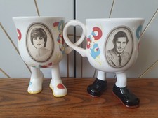ROYAL WEDDING - CHARLES & DIANA walking ware CARLTON WARE Lustre Pottery 1981