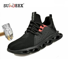 Black Safety Shoes Trainers