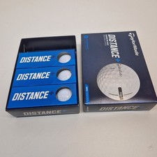 9 Balls - Taylor Made Distance Golf Balls Designed For Speed White NEW