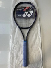 Strung  Yonex Percept 97 Midnight Navy Grip 3 & Tourna Overgrip blue