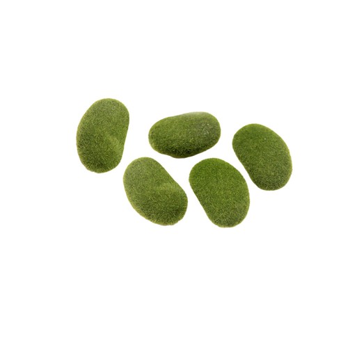 Artificial green moss rocks - artificial,