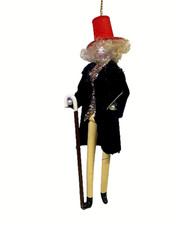 De Carlini Willy Wonka Glass Ornament Italy Bergdorf Charlie & Chocolate Factory