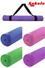 Extra Long Yoga Mat 183cm x 61cm Fitness Camping Exercise Pilates with Strap Bag