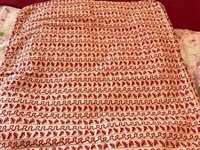 IKEA ALVINE KRANS cushion cover Christmas cotton canvas red
