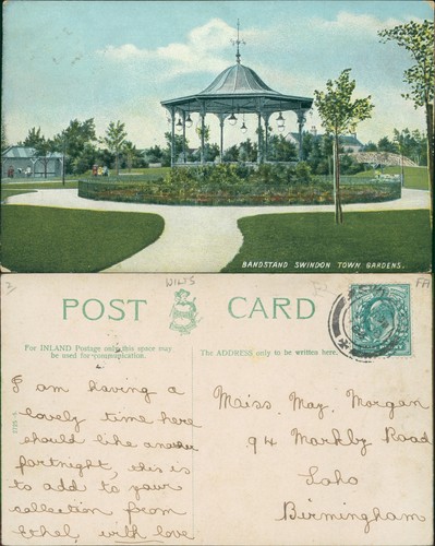 Swindon town gardens bandstand - swindon,