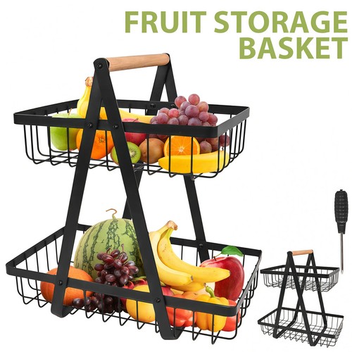 Tier fruit basket handle - fruit,